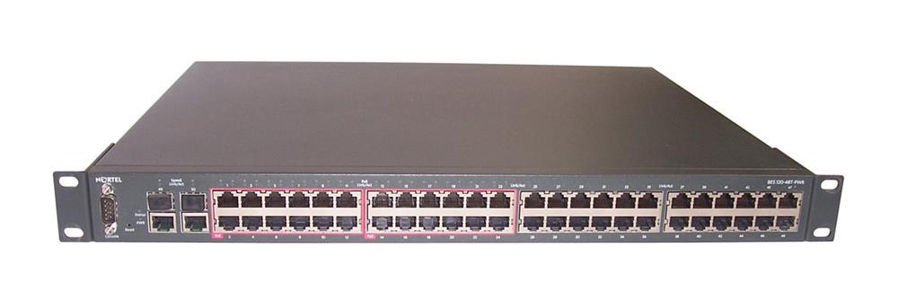 NT5S01NAE5 Nortel BES120 48-Ports 10/100 BASE-T Ethernet External Switch with 24 SFP POE Ports (Refurbished)