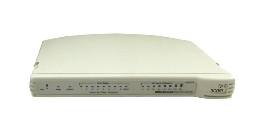 NTRH9017 Nortel 8-Port Hub 8 x 10Base-T Ethernet Hub (Refurbished)