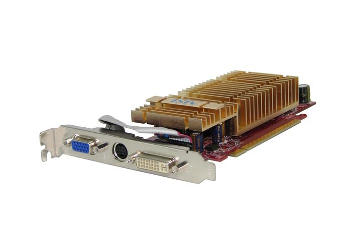 NX7300LE-TD128EH-CO MSI Nvidia GeForce 7300LE 128MB GDDR2 64-Bit DVI / D Sub / S Video PCI-Express x16 Video Graphics Card