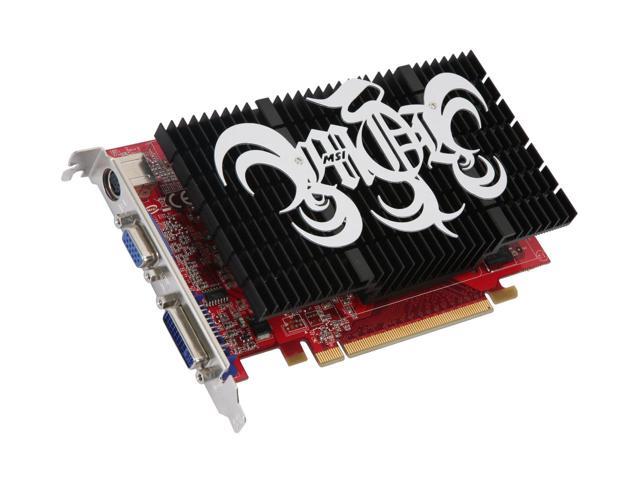 NX8500GT-TD256EH MSI 256MB GeForce 8500GT 128-Bit GDDR2 PCI Express x16 Graphics Card