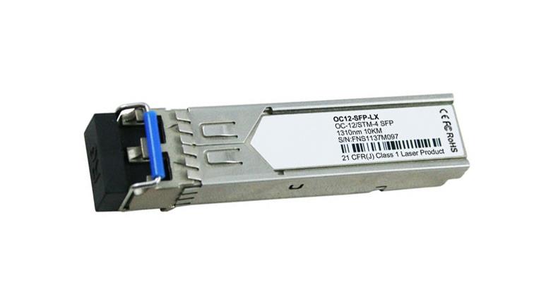 OC12-SFP-LX Alcatel-Lucent 622Mbps OC12/STM-4 IR-1 Single-mode Fiber 10km 1310nm Duplex LC Connector SFP Transceiver Module (Refurbished)