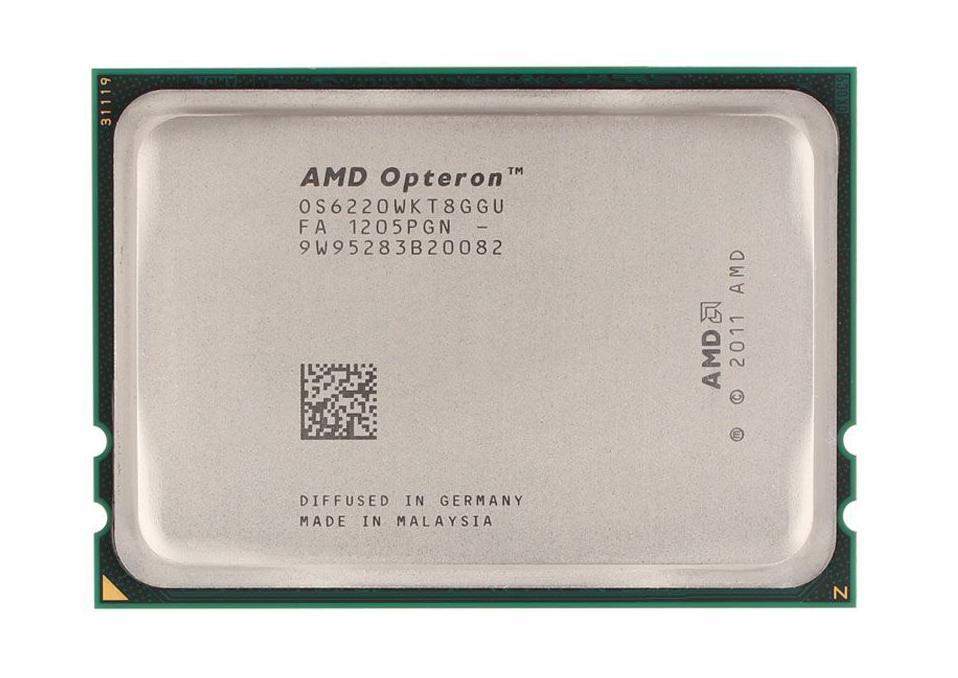 OS6220WKT8GGU-A1 AMD Opteron 6220 8-Core 3.00GHz 3200MHz FSB HT 16MB L3 Cache Socket G34 Processor