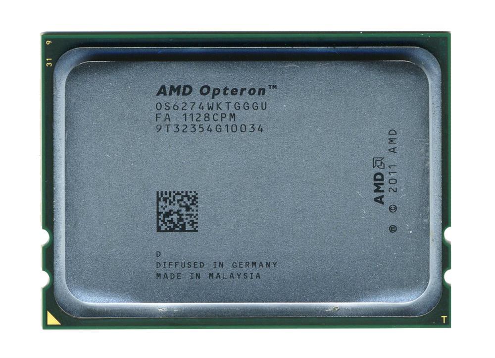 OS6274WKTGGGUWOF-A1 AMD Opteron 6274 16-Core 2.20GHz 3200MHz FSB 16MB L3 Cache Socket G34 Processor