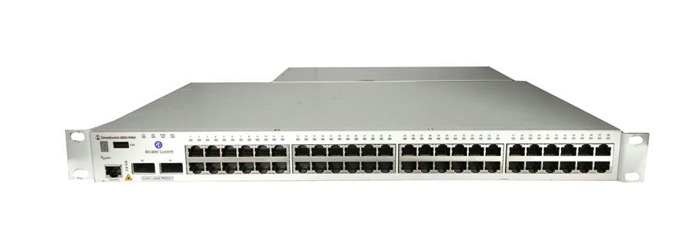 OS6850P48X Alcatel-Lucent OmniSwitch 6850-P48X Ethernet Routing Switch with PoE 48 x 10/100/1000Base-T, 2 x (Refurbished)