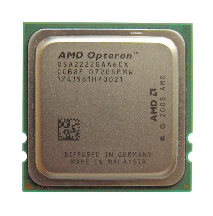 OSA2222GAA6CX AMD Opteron 2222 Dual-Core 3.00GHz 2MB L2 Cache Socket F Processor
