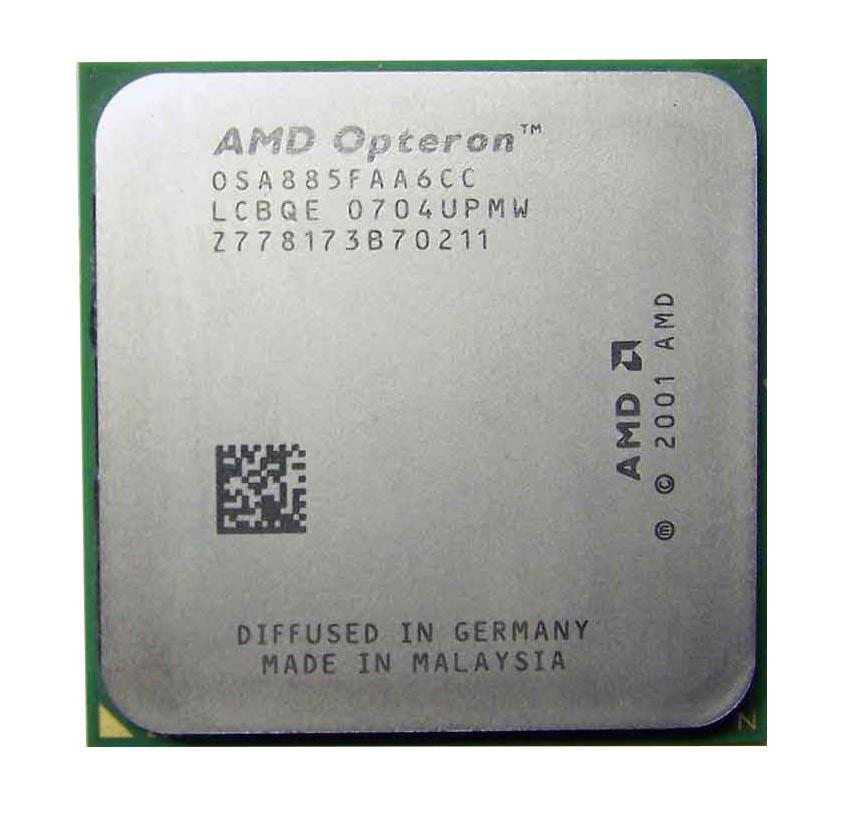 OSA885FAA6CC AMD Opteron 885 Dual-Core 2.60GHz 1000MHz FSB 2MB L2 Cache Socket 940 Processor