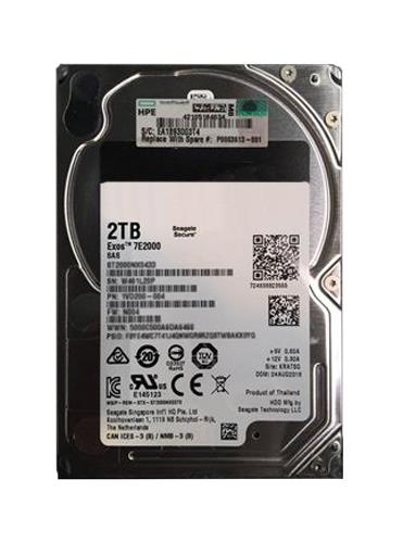 P0003613-001 HP 2TB 7200RPM SAS 12Gbps (512n) 2.5-inch Internal Hard Drive