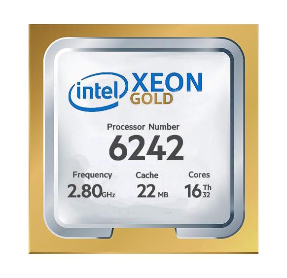 P02510-B21 HPE 2.80GHz 22MB Cache Socket FCLGA3647 Intel Xeon Gold 6242 16-Core Processor Upgrade for ProLiant DL380 Gen10