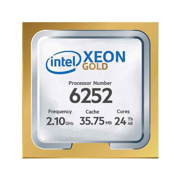 P02646-B21 HPE 2.10GHz 35.75MB 10.4GT/s UPI Cache Socket 3647 Intel Xeon Gold 6252 24-Core Processor Upgrade for ProLiant DL360 Gen10