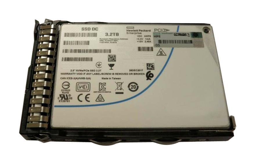P03614-K21#0D1 HPE 3.2TB PCI Express 3.0 x4 NVMe Mixed Use U.2 2.5-inch Internal Solid State Drive (SSD)