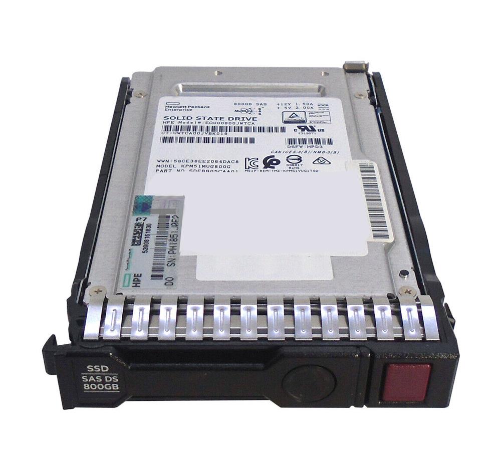P04543-H21 HPE 800GB SAS 12Gbps Write Intensive 2.5-inch Internal Solid State Drive (SSD) with Smart Carrier