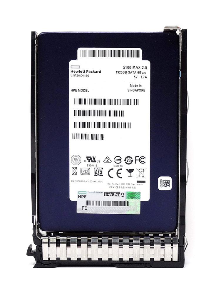 P04566-K21 HPE 1.92TB SATA 6Gbps Read Intensive 2.5-inch Internal Solid State Drive (SSD) with Smart Carrier