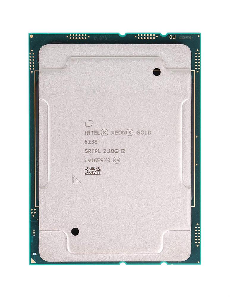 P05702-B21 HPE 2.10GHz 30.25MB Cache Socket LGA3647 Intel Xeon Gold 6238 22-Core Processor Upgrade for DL580 Gen10