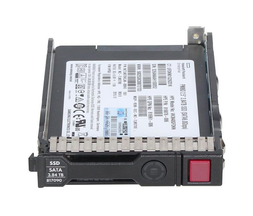 P05923-005 HPE 3.84TB SATA 6Gbps Read Intensive 2.5-inch Internal Solid State Drive (SSD)