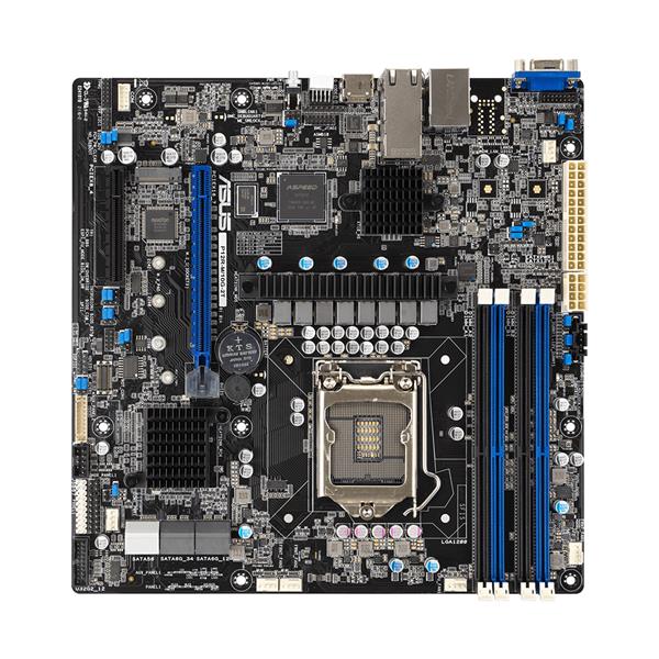 P12R-M-10G-2T ASUS Socket LGA 1200 Intel C252 Chipset Intel Pentium/ Xeon E Processors Support DDR4 4x DIMM 6x SATA3 6.0Gb/s uATX Server Motherboard (Refurbished)