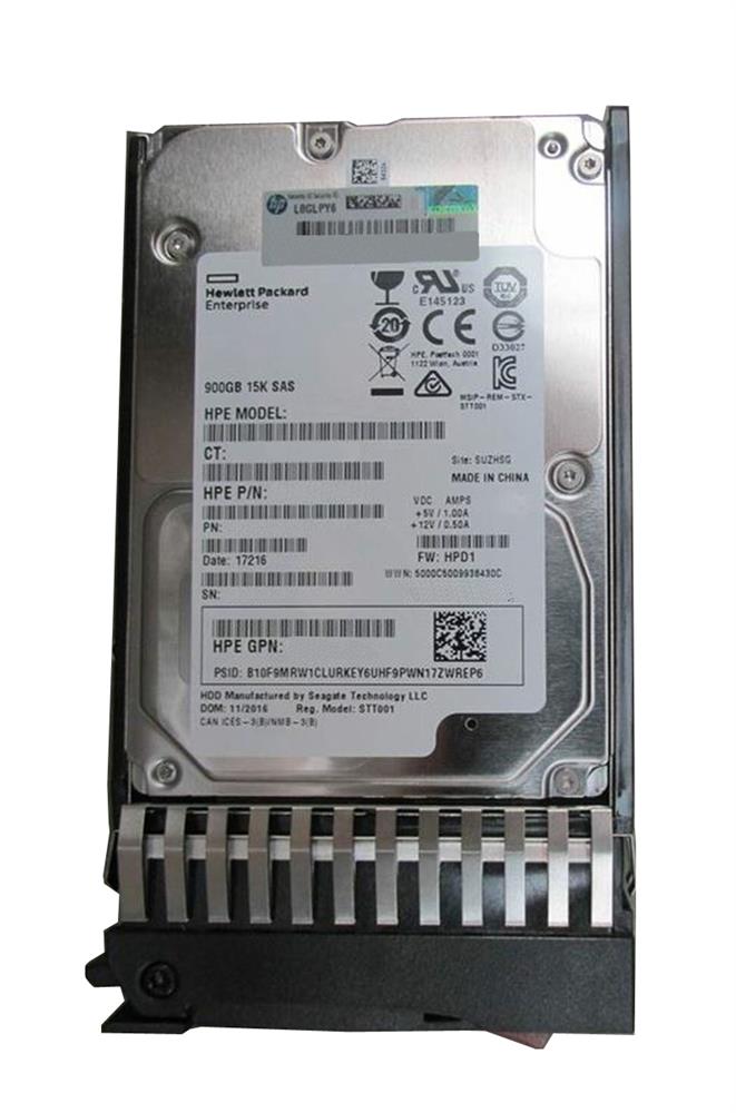 P13243-001 HPE MSA 900GB 15000RPM SAS 12Gbps 128MB Cache 2.5-inch Internal Hard Drive