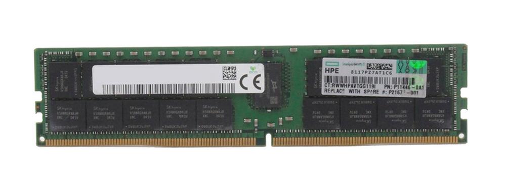 P21676-001 HPE 64GB PC4-25600 DDR4-3200MHz ECC Registered CL22 288-Pin RDIMM 1.2V Dual Rank Memory Module