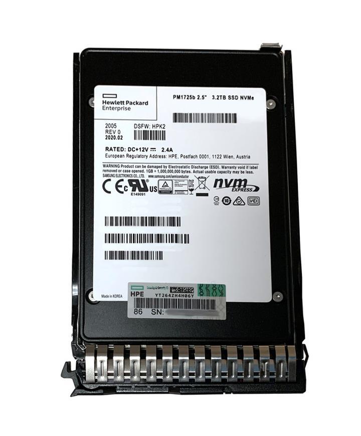 P26936-H21 HPE 3.2TB PCI Express Gen4 x8 NVMe Mixed Use HH-HL Add-in Card Solid State Drive (SSD)
