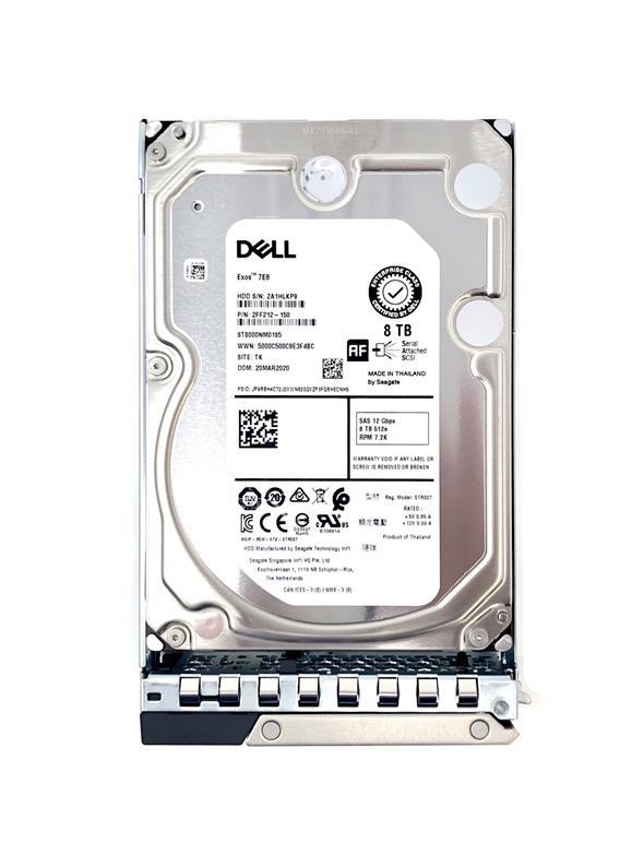 P3N43 Dell 8TB 7200RPM SAS 12Gbps 3.5-inch Internal Hard Drive