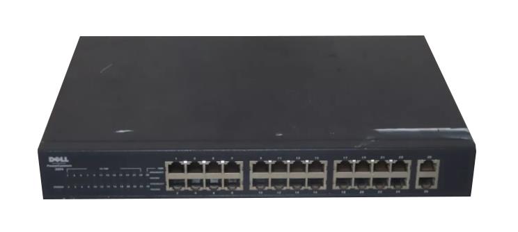 P4194 Dell Powerconnect 2324 Switch 24 Port 10/100 X2 Gigabit (Refurbished)