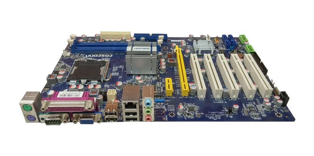 P41A-G Foxconn Desktop Motherboard Intel Chipset ATX Socket T LGA-775 1333 MHz 1066 MHz 800 MHz FSB 8GB DDR2 SDRAM Ultra ATA/100 (ATA-6) SATA/300 5.1 Channel Audio (Refurbished)