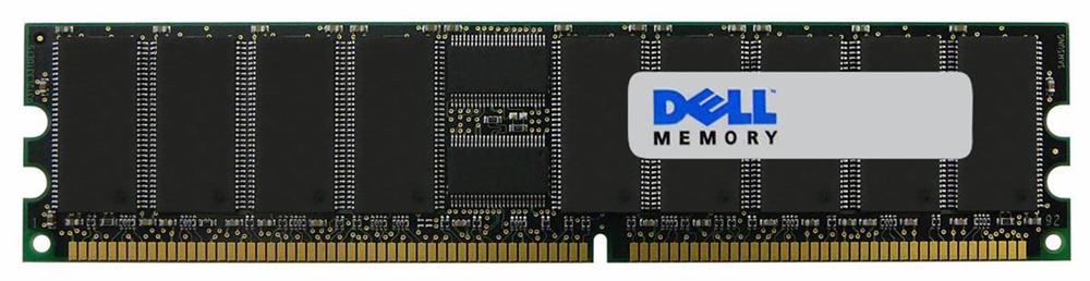P4684 Dell 1GB PC2100 DDR-266MHz Registered ECC CL2.5 184-Pin DIMM 2.5V Memory Module