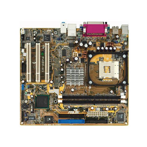 P4BP-MX ASUS Socket LGA 478 Intel 845GV Chipset Intel Pentium 4/ Celeron Processors Support DDR 2x DIMM 2x ATA-100 Micro-ATX Motherboard (Refurbished)