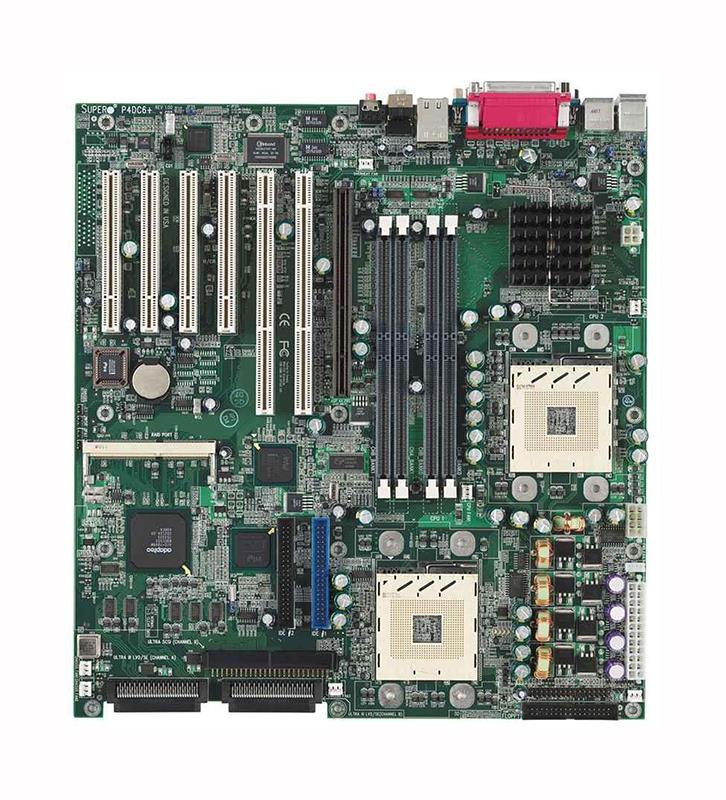 P4DC6+II SuperMicro Dual Socket PGA 603 Intel 860 Chipset Intel Xeon Processors Support RDRAM 4x DIMM Extended-ATX Server Motherboard (Refurbished)