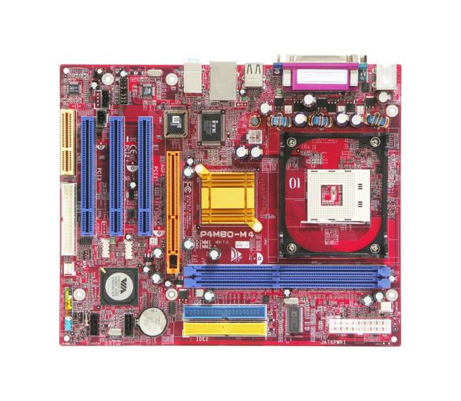 P4M80-M4 Intel Motherboard Socket PGA478 DDR ATX (Refurbished)