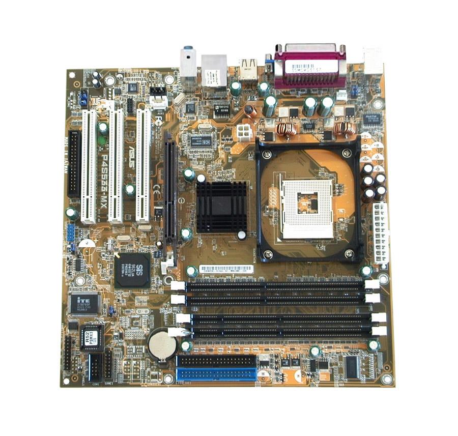 P4S533-MX ASUS Socket 478 Intel SiS651 Chipset Intel Celeron / Pentium 4 Processors Support DDR 2x DIMM ATA Micro-ATX Motherboard (Refurbished)
