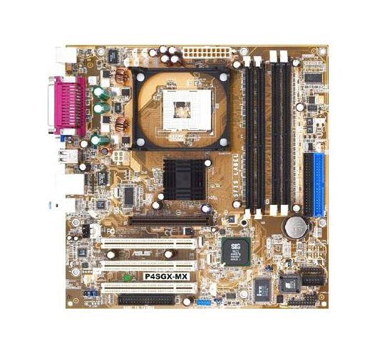 P4SGXMX ASUS Pentium 4 Processors Support Socket 478 System Board With Sis 650gx Chipset Two DDR Sockets And Two Sdr Sockets (Refurbished)