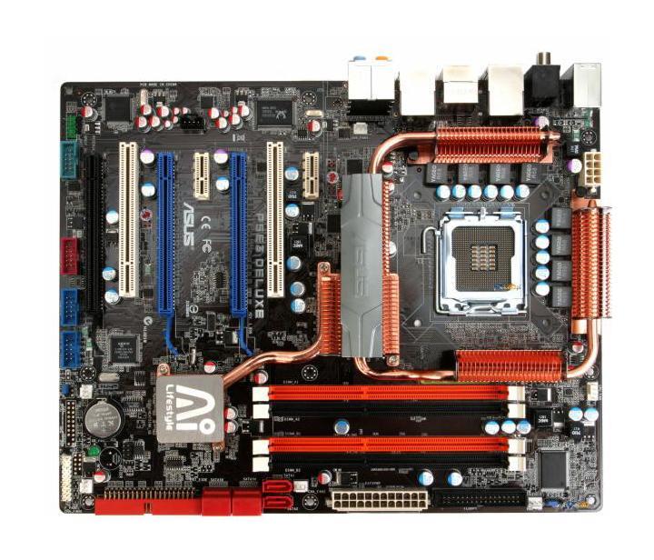 P5E3 DELUXE/DDR3 1333 2G ASUS P5E3 DELUXE Socket LGA 775 Intel X38 Express + ICH9R Chipset Pentium 4/ Pentium Extreme Edition / Pentium D/ Core 2 Duo/ Core 2 Extreme/ Core 2 Quad Processors Support DDR3 4x DIMM 6x SATA 3.0Gb/s ATX Motherboard (Refurbished)