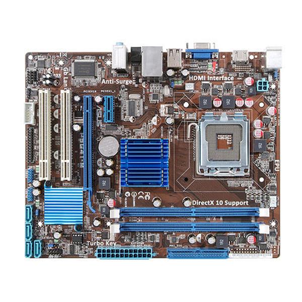 P5G41-M ASUS Socket LGA 775 Intel G41 + ICH7 Chipset Core 2 Quad/ Core 2 Extreme/ Core 2 Duo/ Pentium Dual-Core/ Celeron Dual-Core/ Celeron Processors Support DDR2 2x DIMM 4x SATA 3.0Gb/s Micro-ATX Motherboard (Refurbished)