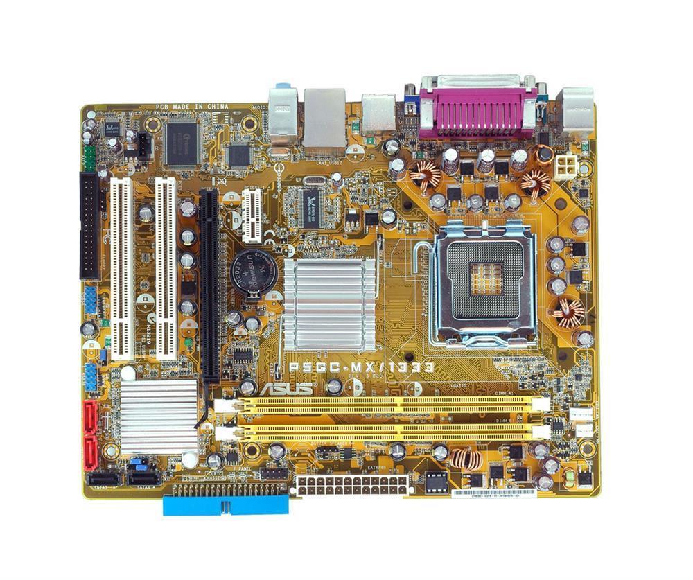 P5GC-MX/S ASUS P5GC-MX Socket LGA 775 Intel 945G/ICH7 Chipset Core 2 Duo/ Pentium D/ Pentium 4/ Celeron Processors Support DDR2 2x DIMM 4x SATA 3.0Gb/s uATX Motherboard (Refurbished)