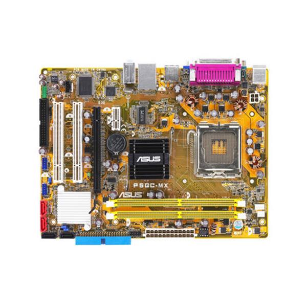 P5GC-MXFSB1066 ASUS P5GC-MX (FSB 1066) Socket LGA 775 Intel 945G/ICH7 Chipset Core 2 Duo/ Pentium D/ Pentium 4/ Celeron Processors Support DDR2 2x DIMM 4x SATA 3.0Gb/s uATX Motherboard (Refurbished)