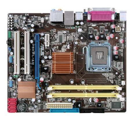 P5KPL-AM ASUS Socket LGA 775 Intel G31 + ICH7 Chipset Core 2 Quad/ Core 2 Extreme/ Core 2 Duo/ Pentium 4/ Celeron Processors Support DDR2 2x DIMM 4x SATA 3.0Gb/s Micro-ATX Motherboard (Refurbished)