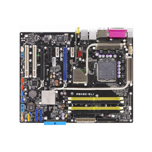 P5N32-SLI ASUS P5N32-E SLI Socket LGA 775 Nvidia nForce 650i SLI Chipset Core 2 Extreme/Core 2 Duo/ Pentium Extreme/ Pentium D/ Pentium 4/ Celeron Processors Support DDR2 4x DIMM 6x SATA 3.0Gb/s ATX Motherboard (Refurbished)