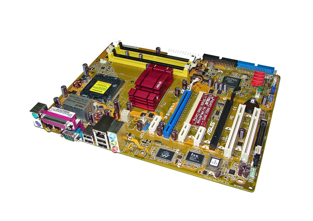 P5NSLI ASUS Intel EM64T/ EIST Chipset Core 2 Extreme/ Core 2 Duo/ Pentium D/ Pentium 4/ Celeron D Processors Support Socket LGA775 ATX Desktop Motherboard (Refurbished)