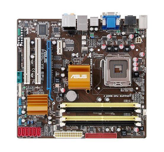 P5QL-VM-EPU ASUS P5QL-VM EPU Socket LGA 775 Intel G43 + ICH10 Chipset Core 2 Quad/ Core 2 Extreme/ Core 2 Duo/ Pentium Dual-Core Processors Support DDR2 4x DIMM 6x SATA 3.0Gb/s uATX Motherboard (Refurbished)