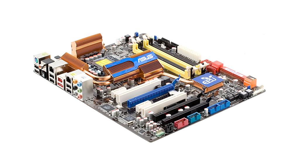 P5Q PRO ASUS Socket LGA 775 Intel P45 + ICH10R Chipset Core 2 Quad/ Core 2 Extreme/ Core 2 Duo/ Pentium Dual-Core/ Celeron Dual-Core Processors Support DDR2 4x DIMM 6x SATA 3.0Gb/s ATX Motherboard (Refurbished)