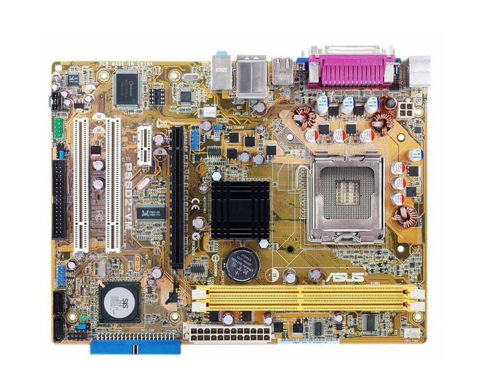 P5SD2-VM ASUS Socket LGA 775 SiS 672 + 968 Chipset Core 2 Duo/ Pentium D/ Pentium 4/ Celeron Processors Support DDR2 2x DIMM 2x SATA 3.0Gb/s mATX Motherboard (Refurbished)