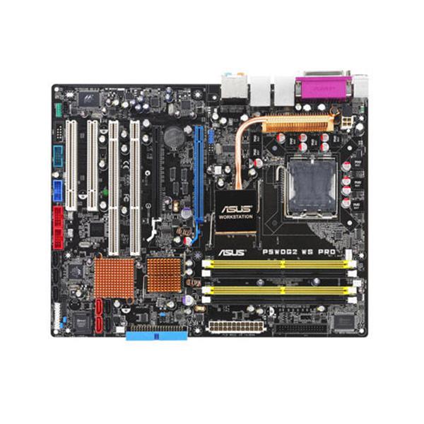 P5WDG2-WS ASUS P5WDG2 WS Professional Socket LGA 775 Intel 975X + ICH7R Chipset Intel Pentium Extreme/ Pentium D/ Pentium 4/ Celeron Processors Support DDR2 4x DIMM 4x SATA 3.0Gb/s ATX Motherboard (Refurbished)