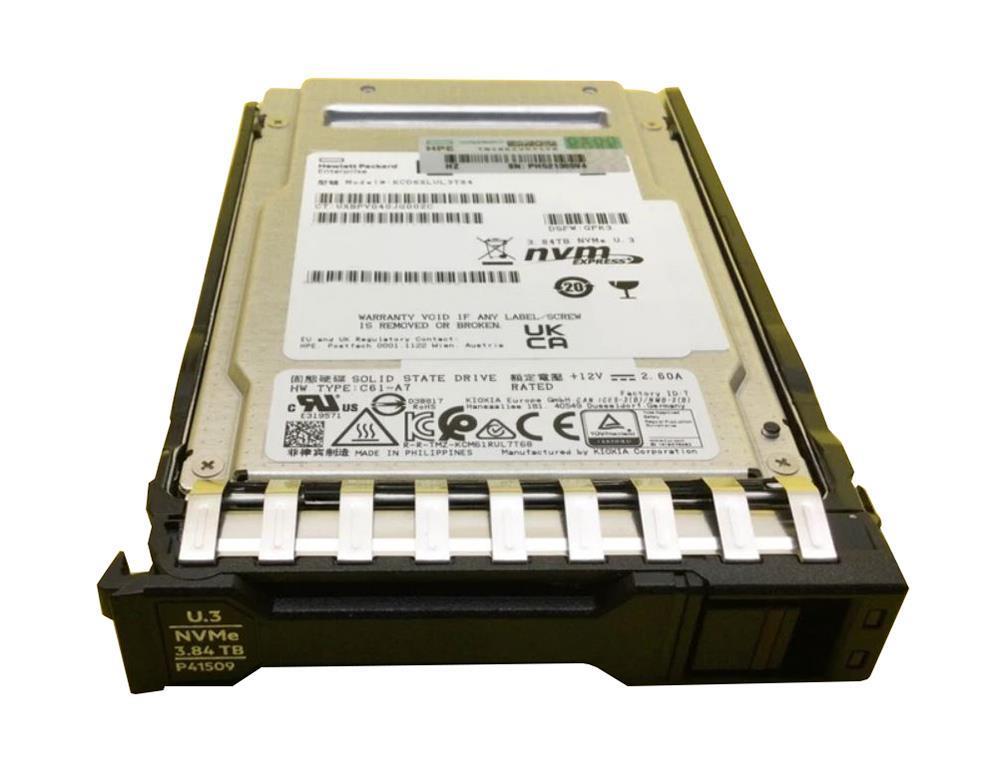 P69237-B21 HPE 3.84TB PCI Express 5.0 NVMe Read Intensive 2.5-inch Internal Solid State Drive (SSD)