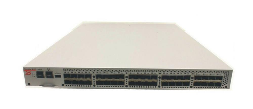 P730G Brocade Silkworm 5100 8Gbps 40-Ports (24 Active) Fibre Channel SAN Switch (Refurbished)