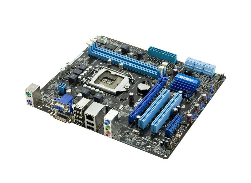 P7H55-M LX/USB3 ASUS P7H55-M LX Socket LGA 1156 Intel H55 Chipset Core i7 / i5 / i3 / Pentium / Celeron Processors Support DDR3 2x DIMM 6x SATA 3.0Gb/s uATX Motherboard (Refurbished)