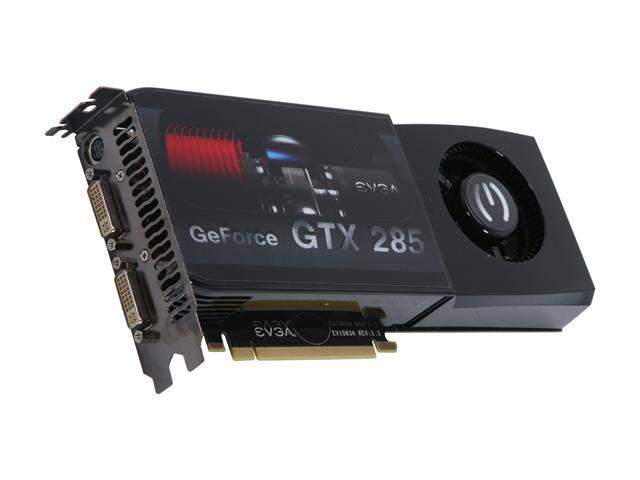 P892 EVGA Nvidia GeForce GTX 285 1GB DDR3 512-Bit HDMI / Dual DVI / HDTV-Out PCI-Express 2.0 x16 Video Graphics Card