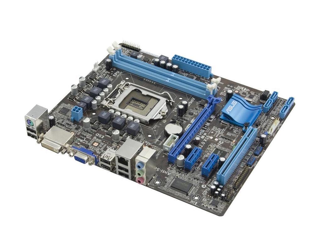 P8H61-M-LE-B3 ASUS P8H61-M LE Socket LGA 1155 Intel H61 Chipset 2nd Generation Core i7 / i5 / i3 Processors Support DDR3 2x DIMM 4x SATA 3.0Gb/s Micro-ATX Motherboard (Refurbished)