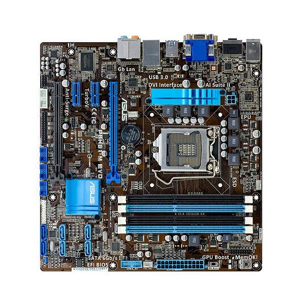 P8H61-M EVO ASUS Socket LGA 1155 Intel H61(B3) Chipset 2nd Generation Core i7 / i5 / i3 / Processors Support DDR3 4x DIMM 4x SATA 3.0Gb/s uATX Motherboard (Refurbished)