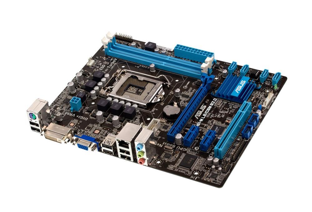 P8H61-MLE/CSMR2 ASUS P8H61-M LE R2.0 Socket LGA 1155 Intel H61 Chipset 3rd/2nd Generation Core i7 / i5 / i3 / Pentium / Celeron Processors Support DDR3 2x DIMM 4x SATA 3.0Gb/s Micro-ATX Motherboard (Refurbished)