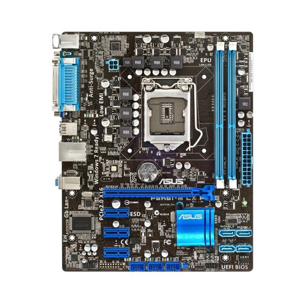 P8H61-MLXPLUS ASUS P8H61-M LX PLUS Socket LGA 1155 Intel H61 Chipset 2nd Generation Core i7 / i5 / i3 Processors Support DDR3 2x DIMM 4x SATA 3.0Gb/s Micro-ATX Motherboard (Refurbished)